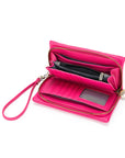 Black Caviar Mavie Wallet - Fuchsia