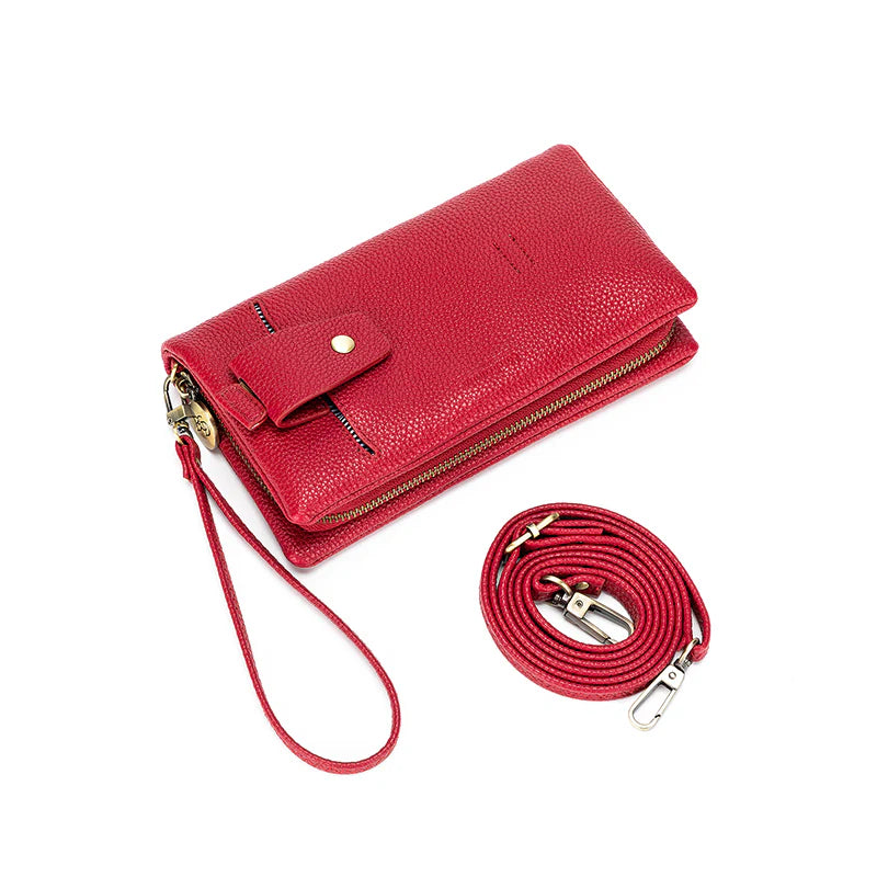 Black Caviar Mavie Wallet - Raspberry