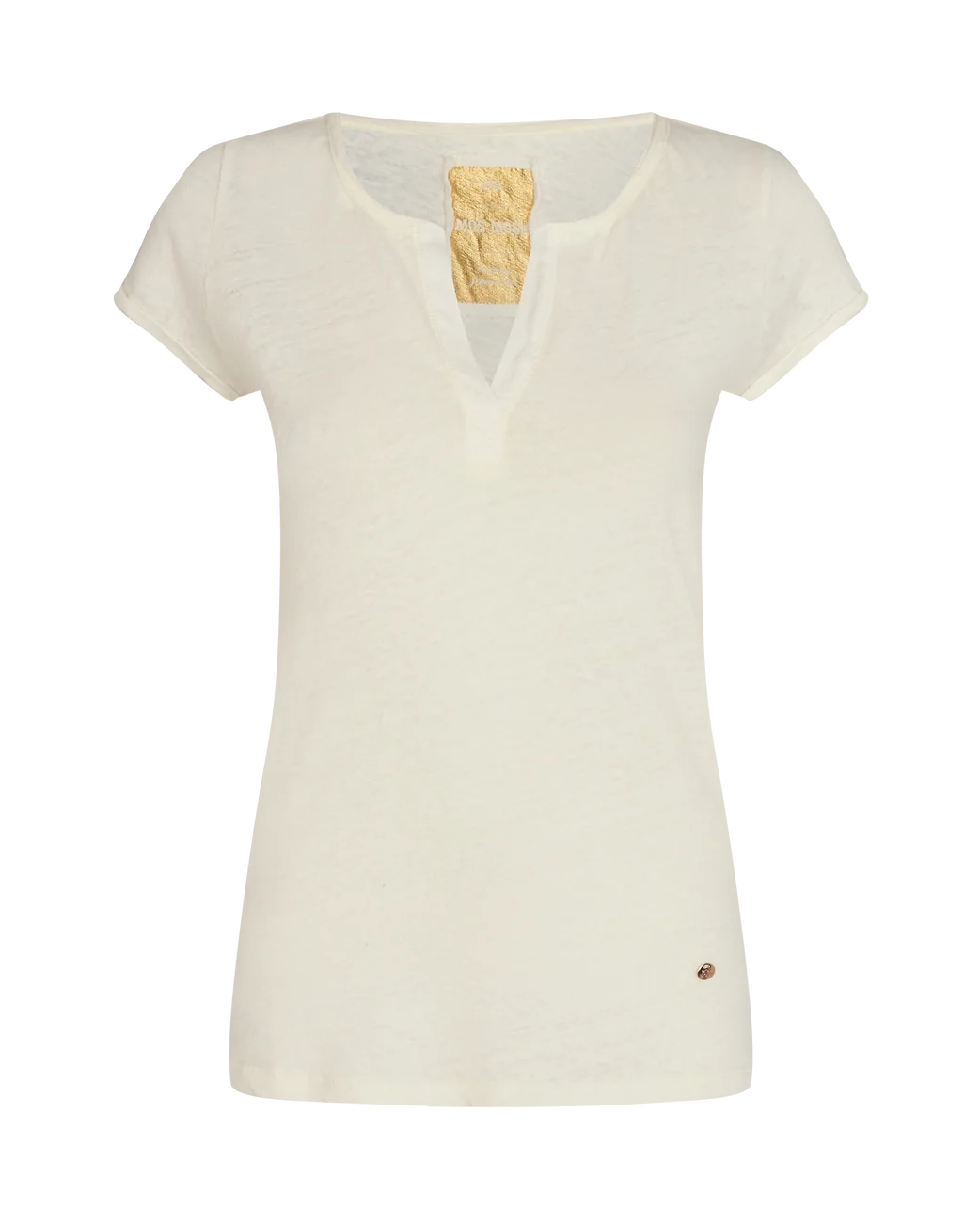 Mos Mosh Troy Short Sleeve Tee - Ecru