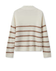 Mos Mosh Bryna Thora Stripe Knit - Ecru