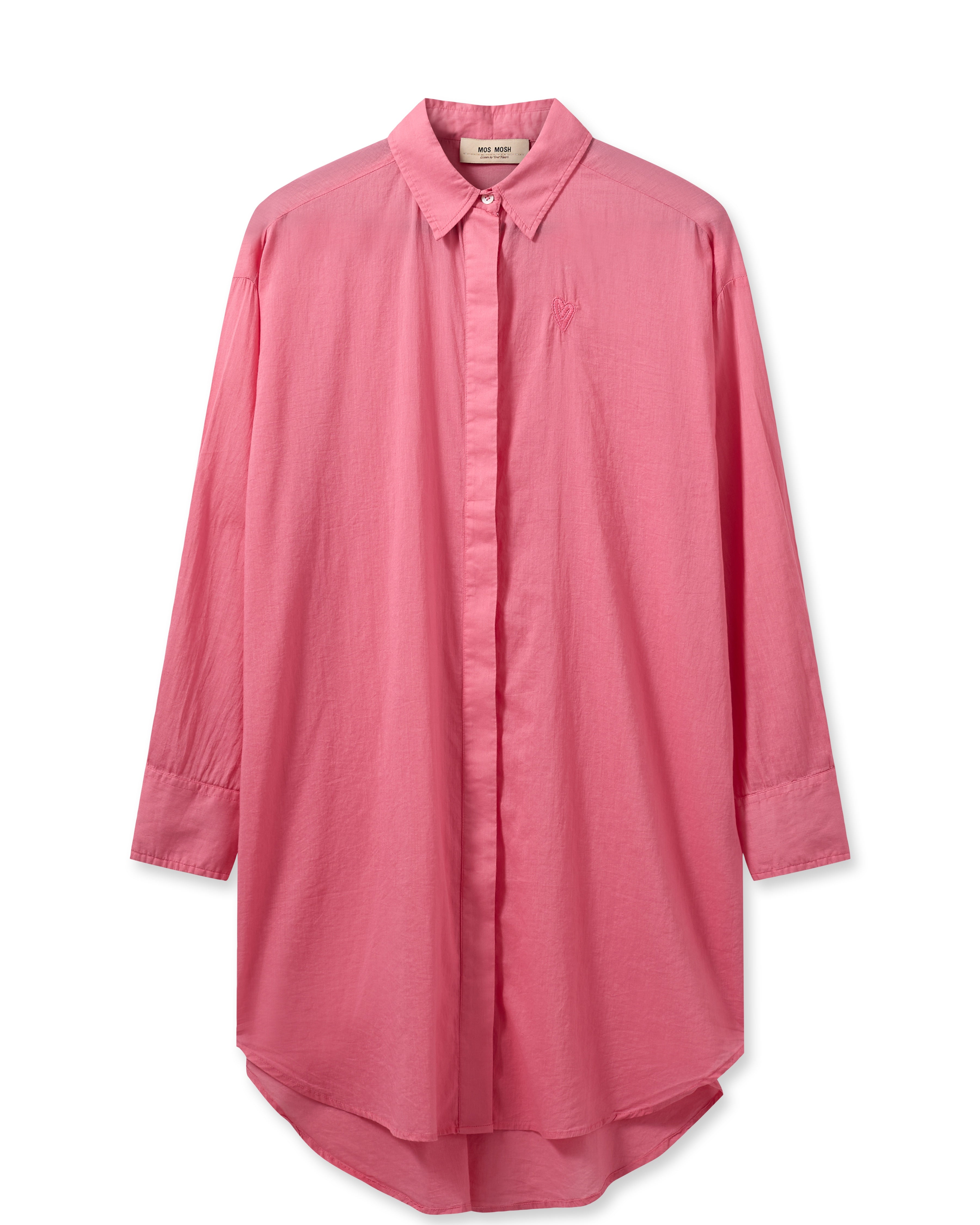 Mos Mosh Rosie Voile Shirt Dress - Camellia Rose