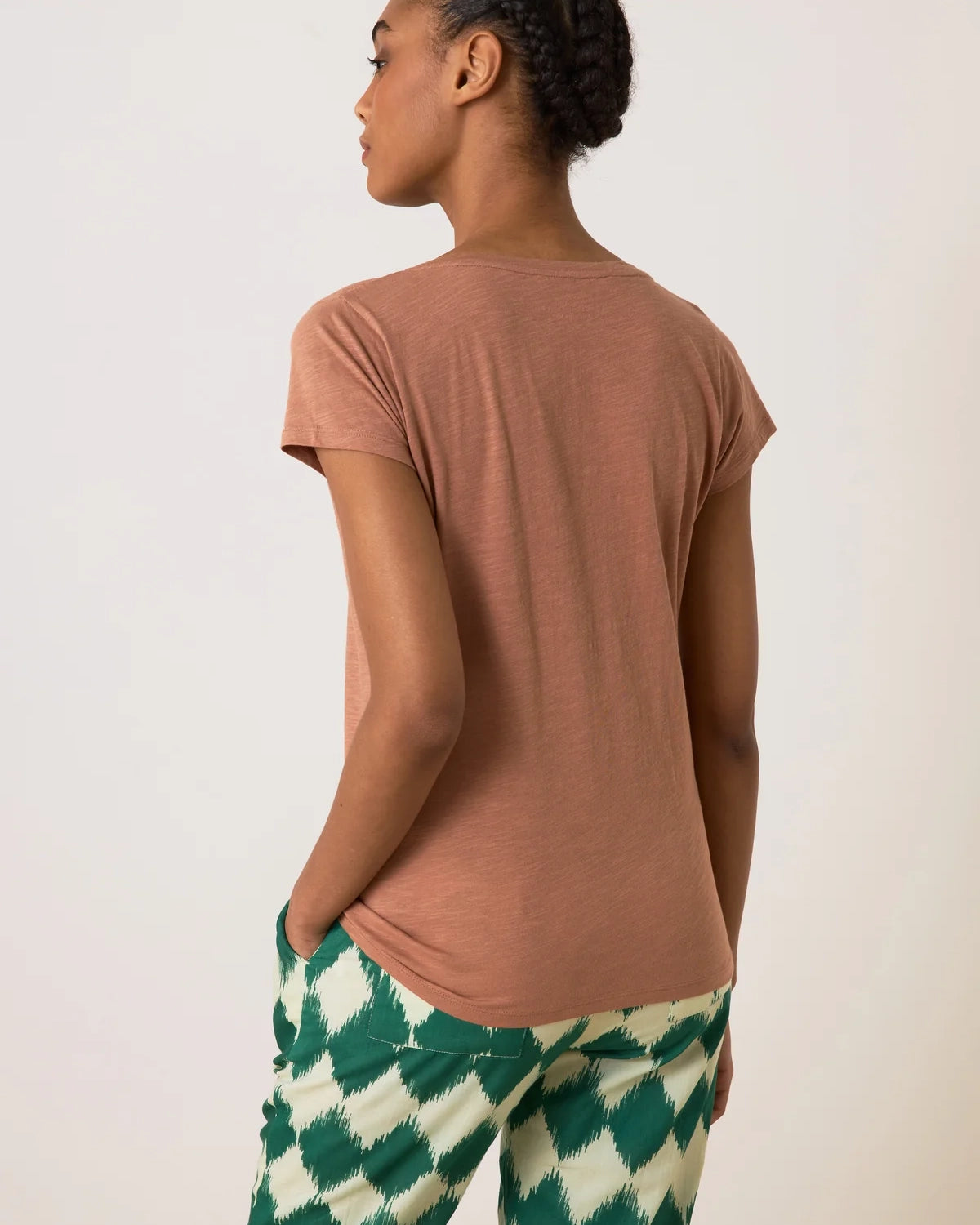 Leon & Harper Tonton Shell T-Shirt - Peach