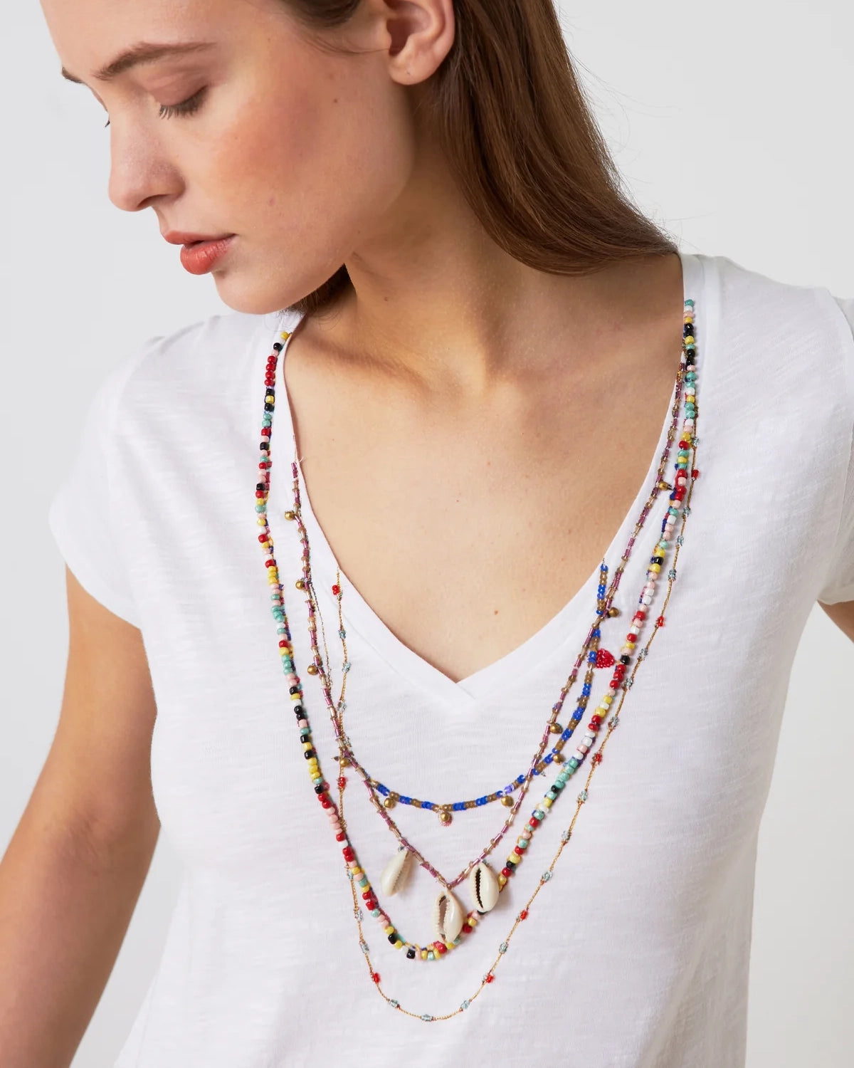 Leon & Harper Tonton Shell T-Shirt - White