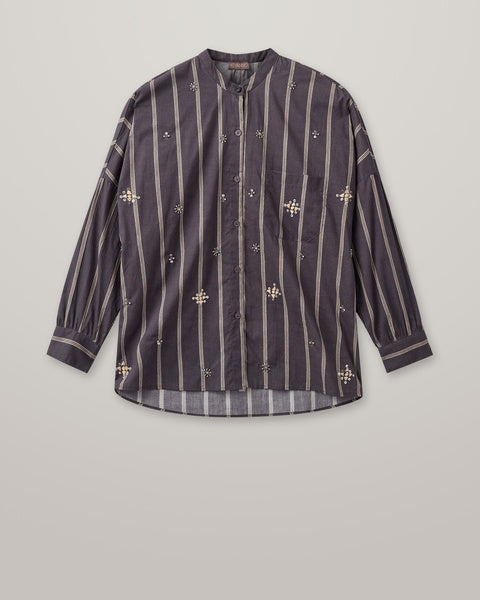 Mos Mosh Heyanno Trace Stripe Shirt