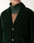Leon & Harper Viviane Jacket - Green Corduroy