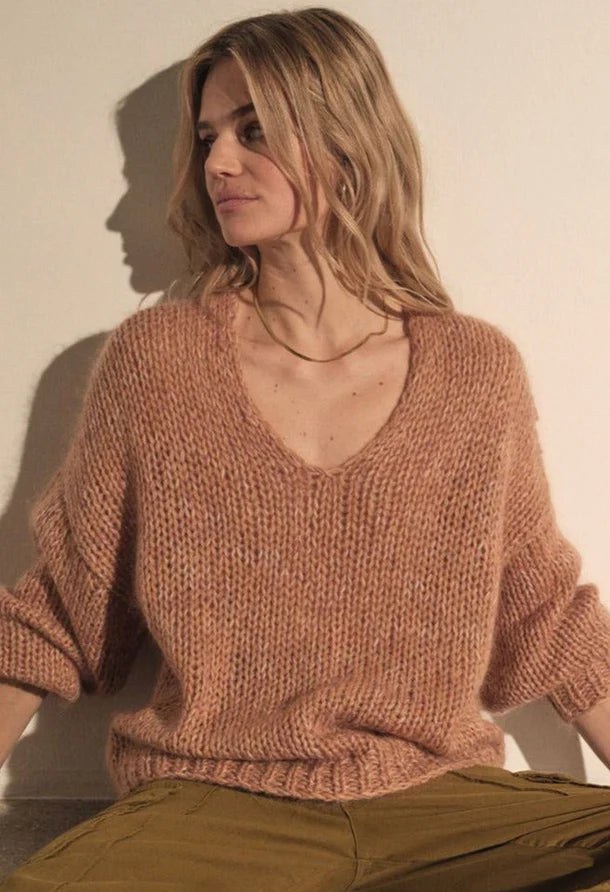 Mos Mosh Welma Knit Jersey - Burlwood