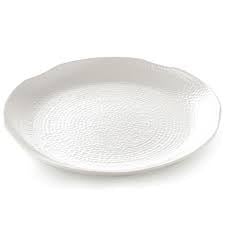 BT Textile Round Platter LARGE White Melamine 56cm