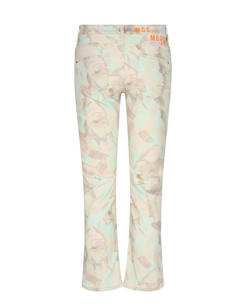 Mos Mosh Naomi Ashley Print Pant - Brook Green