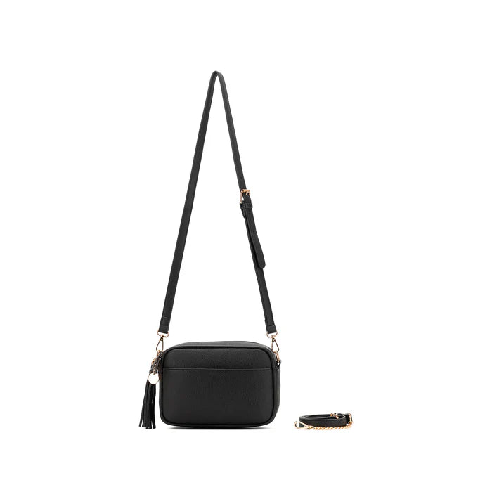 Black Caviar Indie Cross Body Bag - Chocolate