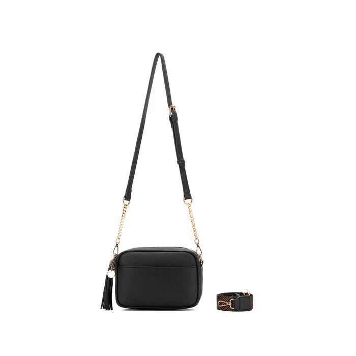 Black Caviar Indie Cross Body Bag - Chocolate