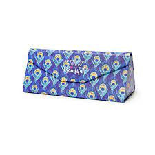 Legami Foldable Glasses Case - Peacock