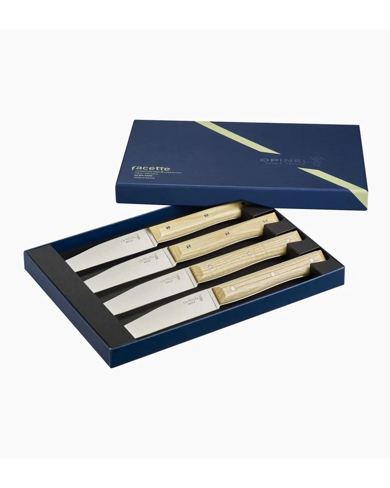 Opinel Facette Knives - Ash Wood France