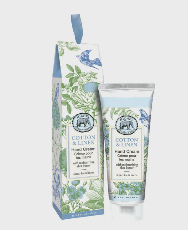 Michel Design Works Cotton & Linen Hand Cream - Large