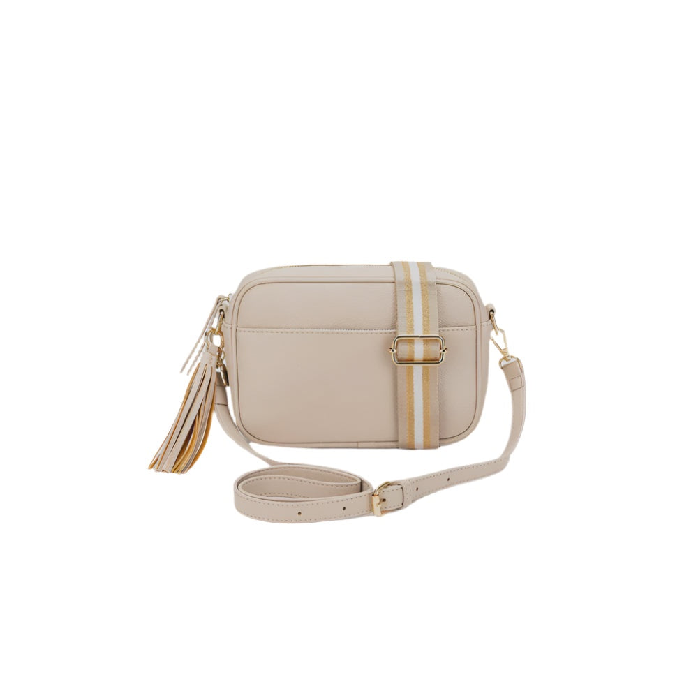 Black Caviar Indie Cross Body Bag - Oatmeal