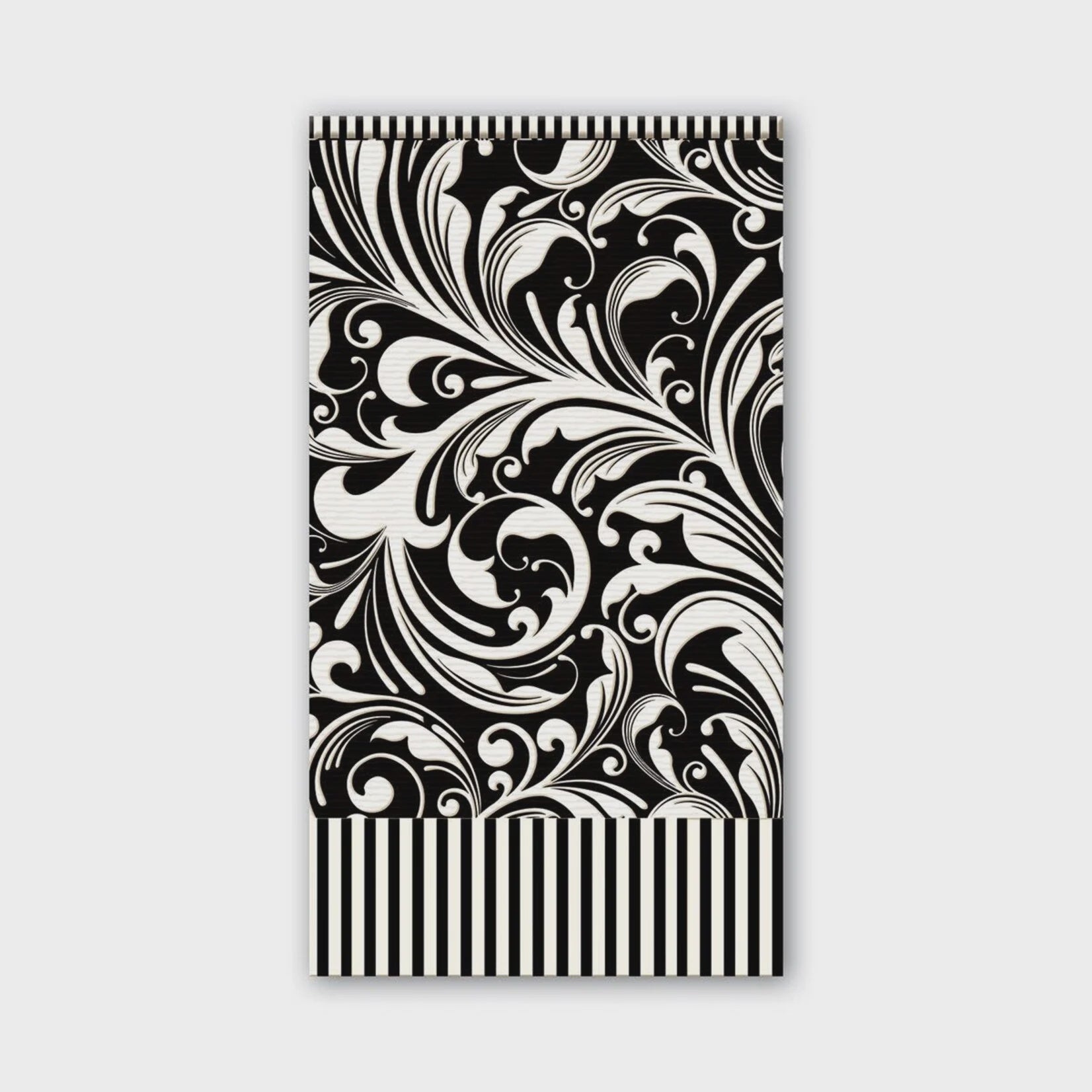 Michel Design Works Black Florentine Hostess Napkins