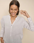Mos Mosh Danna Linen Blouse White