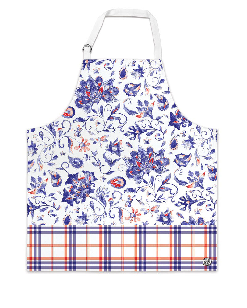 Michel Design Works Paisley & Plaid Apron