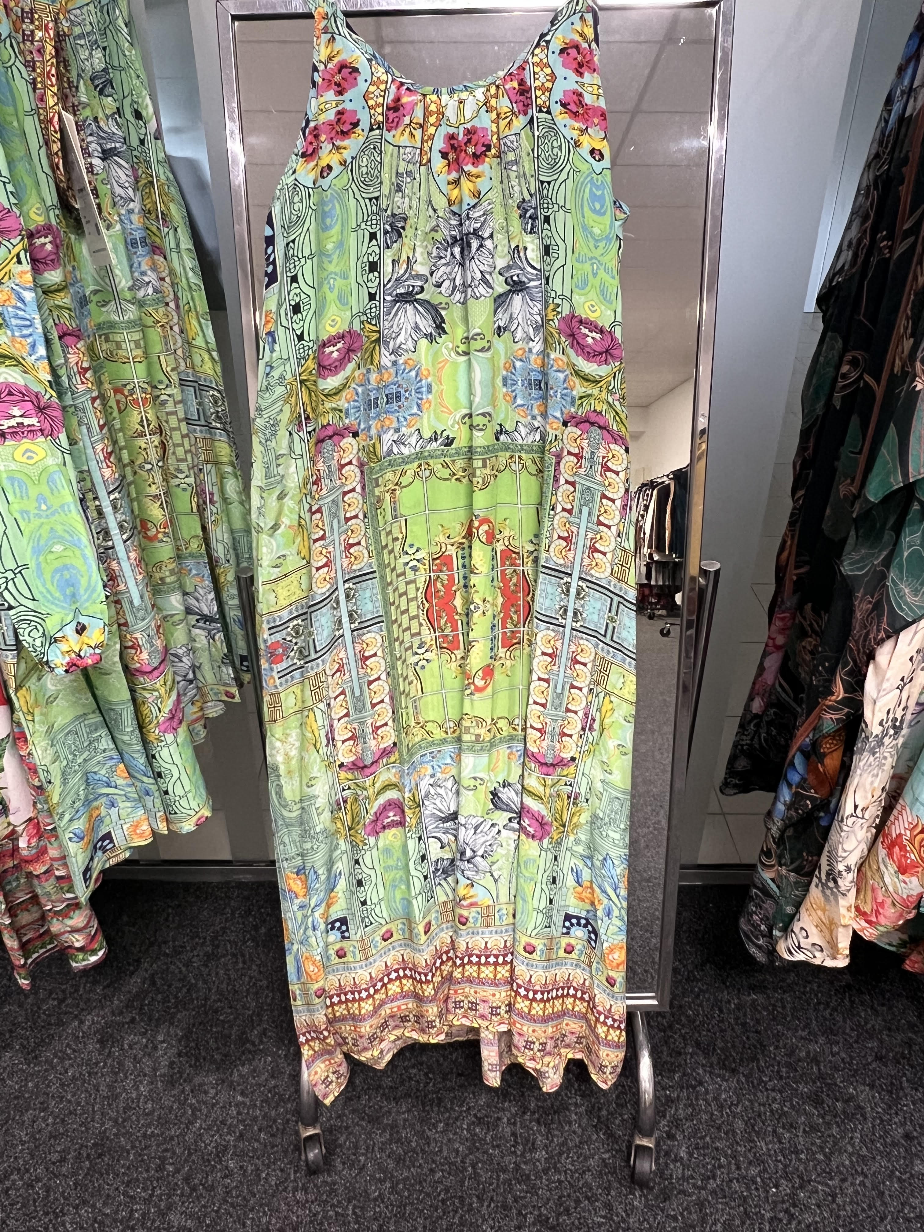 INOA Silk Petuna Dress - Capri