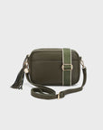 Black Caviar Indie Cross Body Bag - Dark Olive