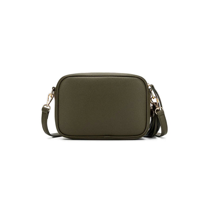 Black Caviar Indie Cross Body Bag - Dark Olive