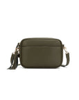 Black Caviar Indie Cross Body Bag - Dark Olive