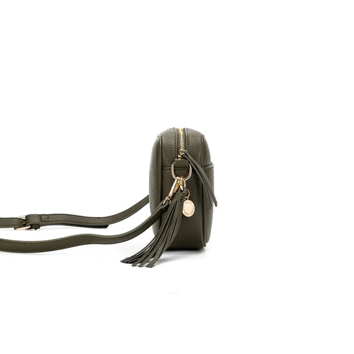 Black Caviar Indie Cross Body Bag - Dark Olive