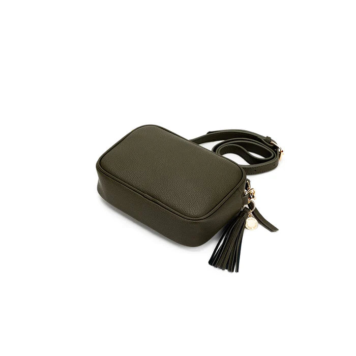 Black Caviar Indie Cross Body Bag - Dark Olive