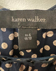 Karen Walker Vintage Silk Dress - Frill Hem