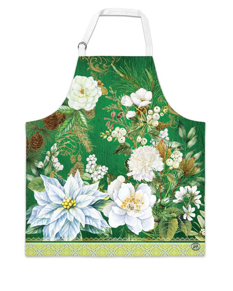 Michel Design Works Winter Blooms Apron