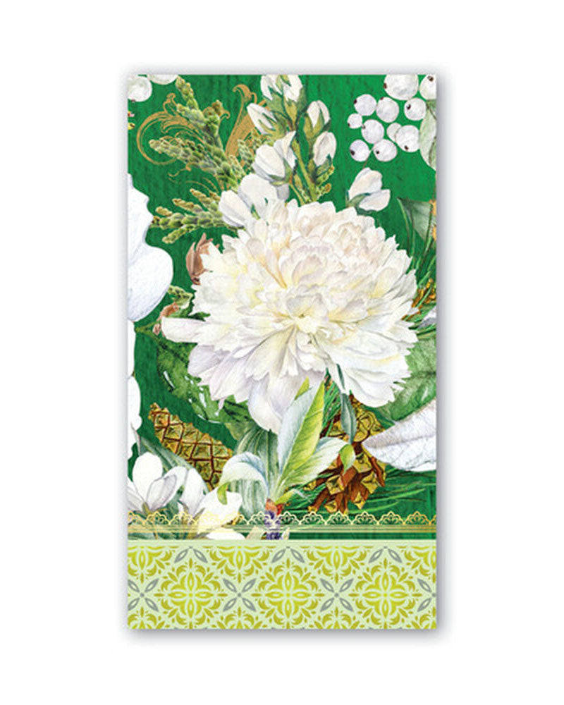 Michel Design Works Winter Blooms Hostess Napkins