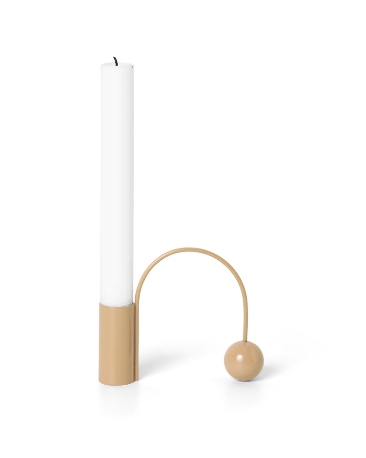 Ferm Living Balance Candle Holder - Macaroon