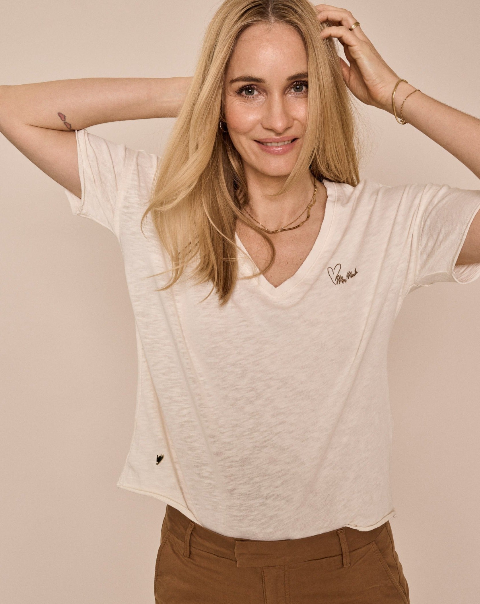 Mos Mosh Glory V Neck Tee