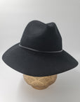 Free Spirit Panama Soft Brim Wool Hat Black