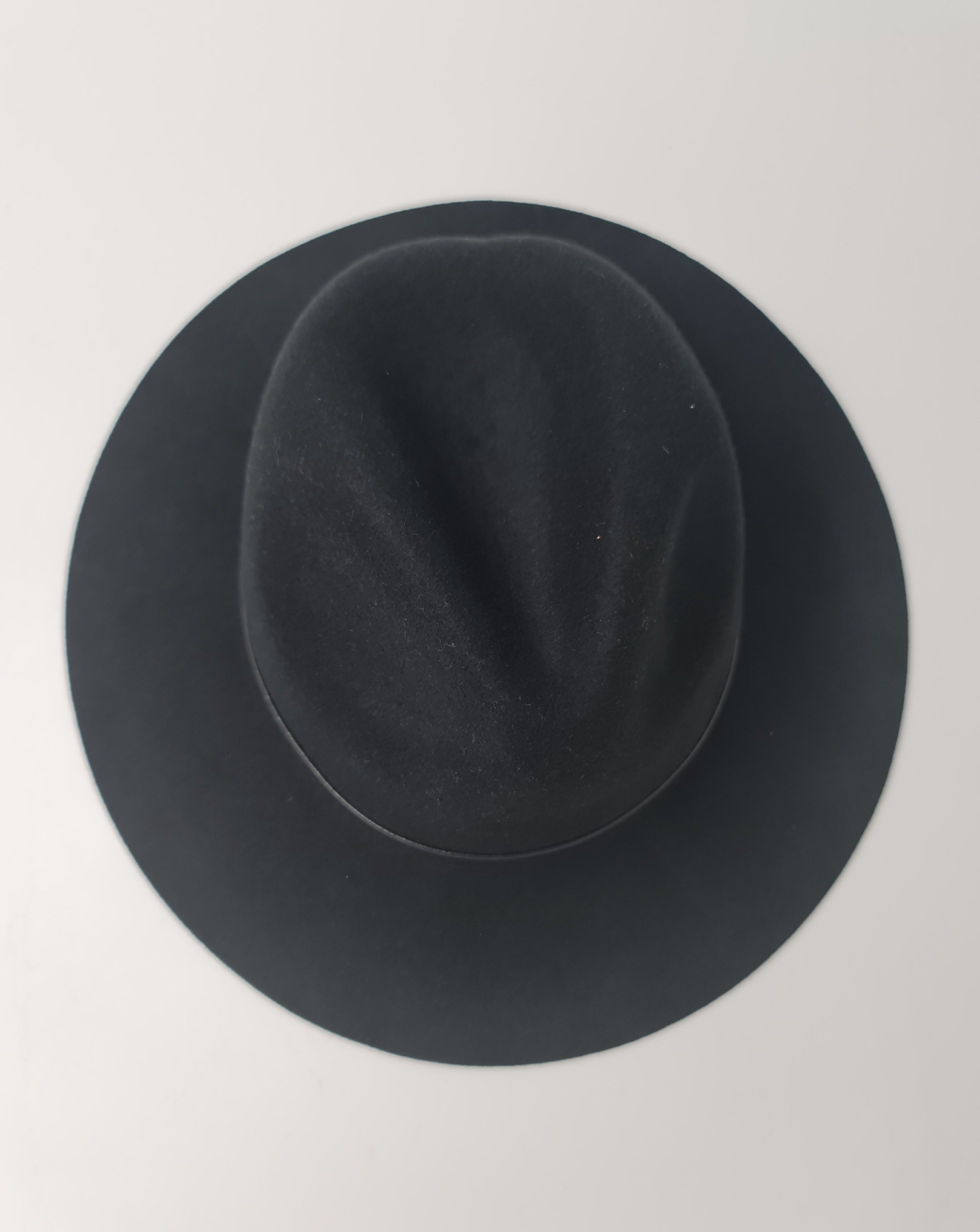 Free Spirit Panama Soft Brim Wool Hat Black