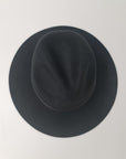 Free Spirit Panama Soft Brim Wool Hat Black