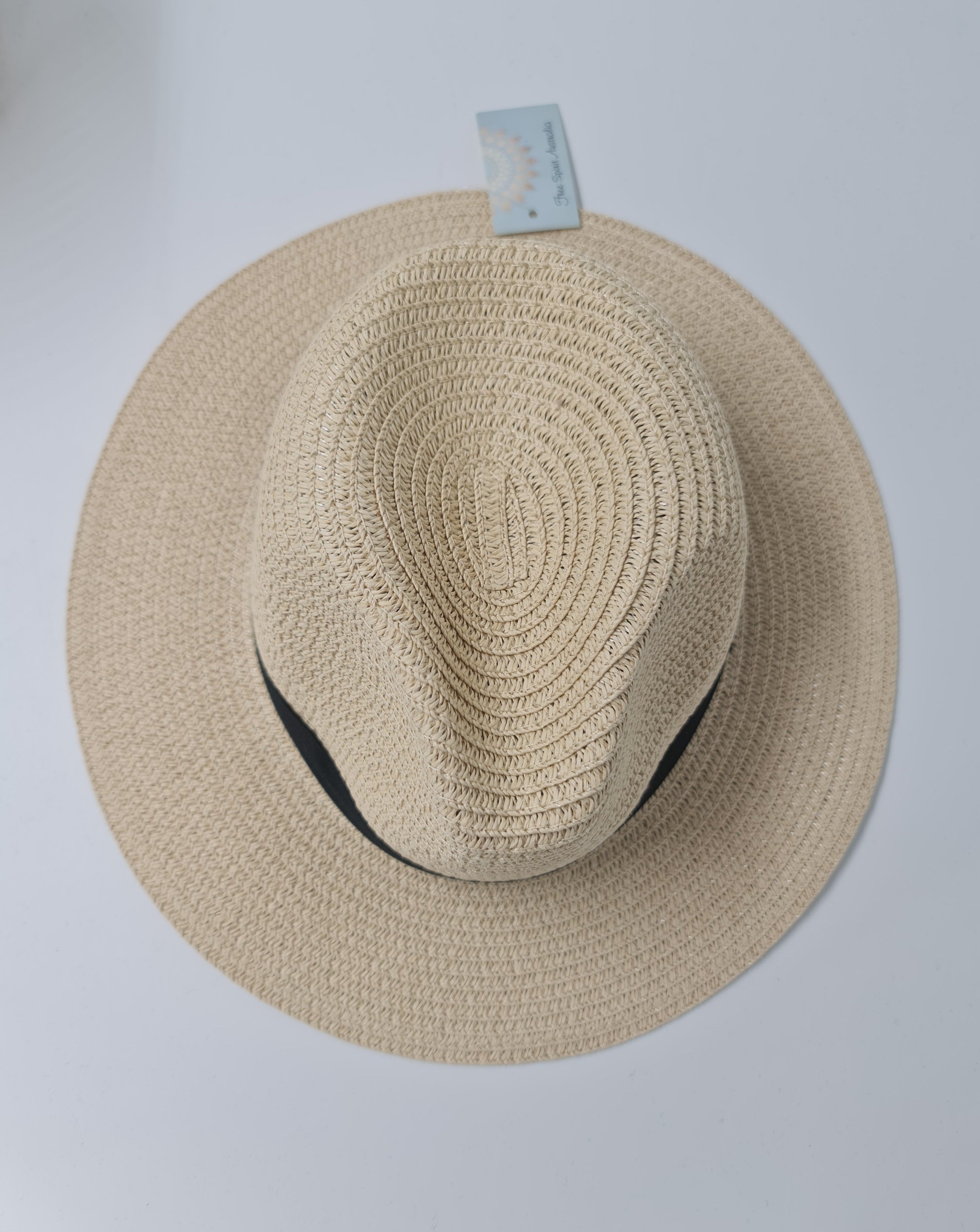 Free Spirit Classic Panama Summer Hat-Natural