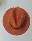 Free Spirit Classic Panama Summer Hat-Terracotta