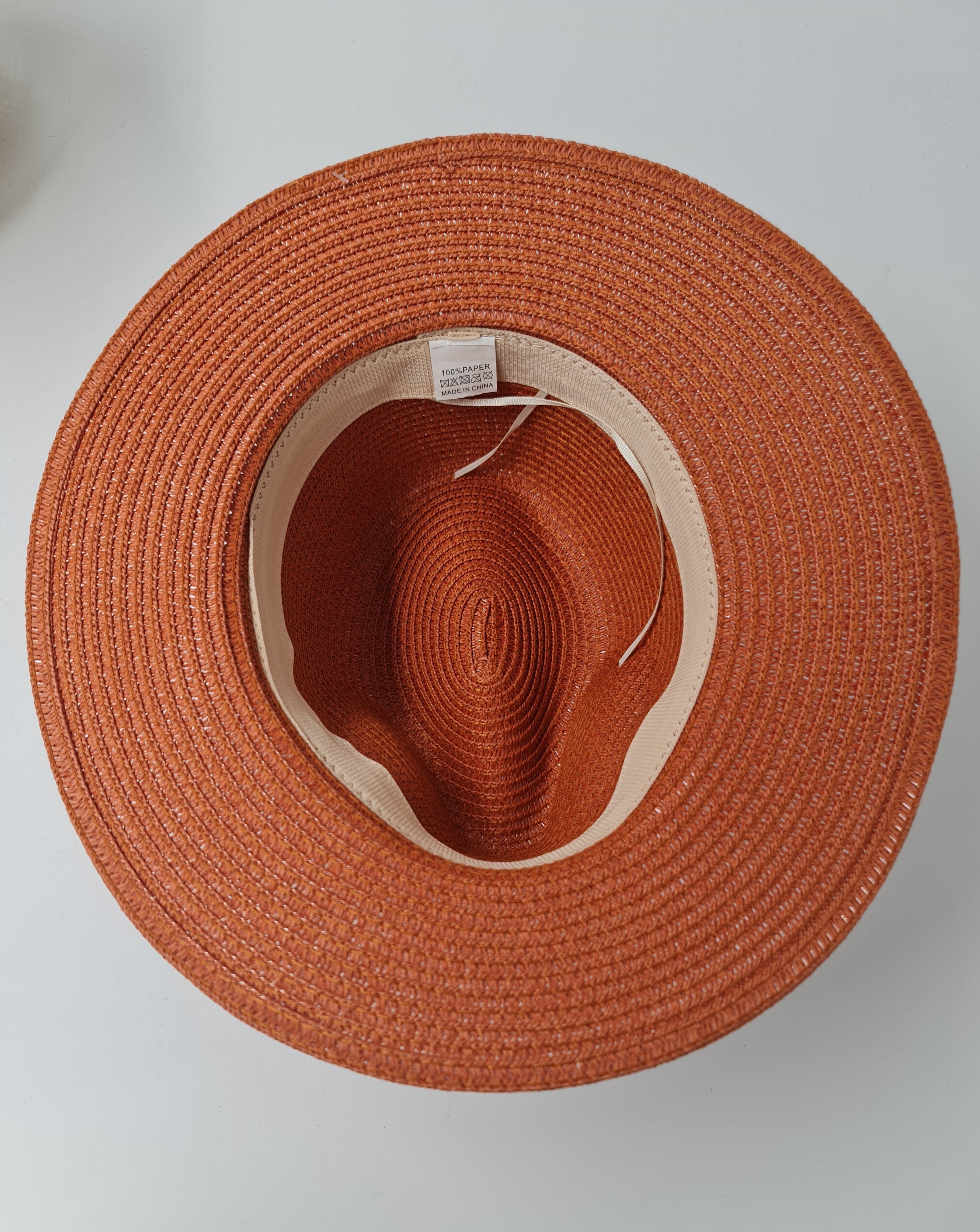 Free Spirit Classic Panama Summer Hat-Terracotta