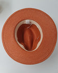 Free Spirit Classic Panama Summer Hat-Terracotta