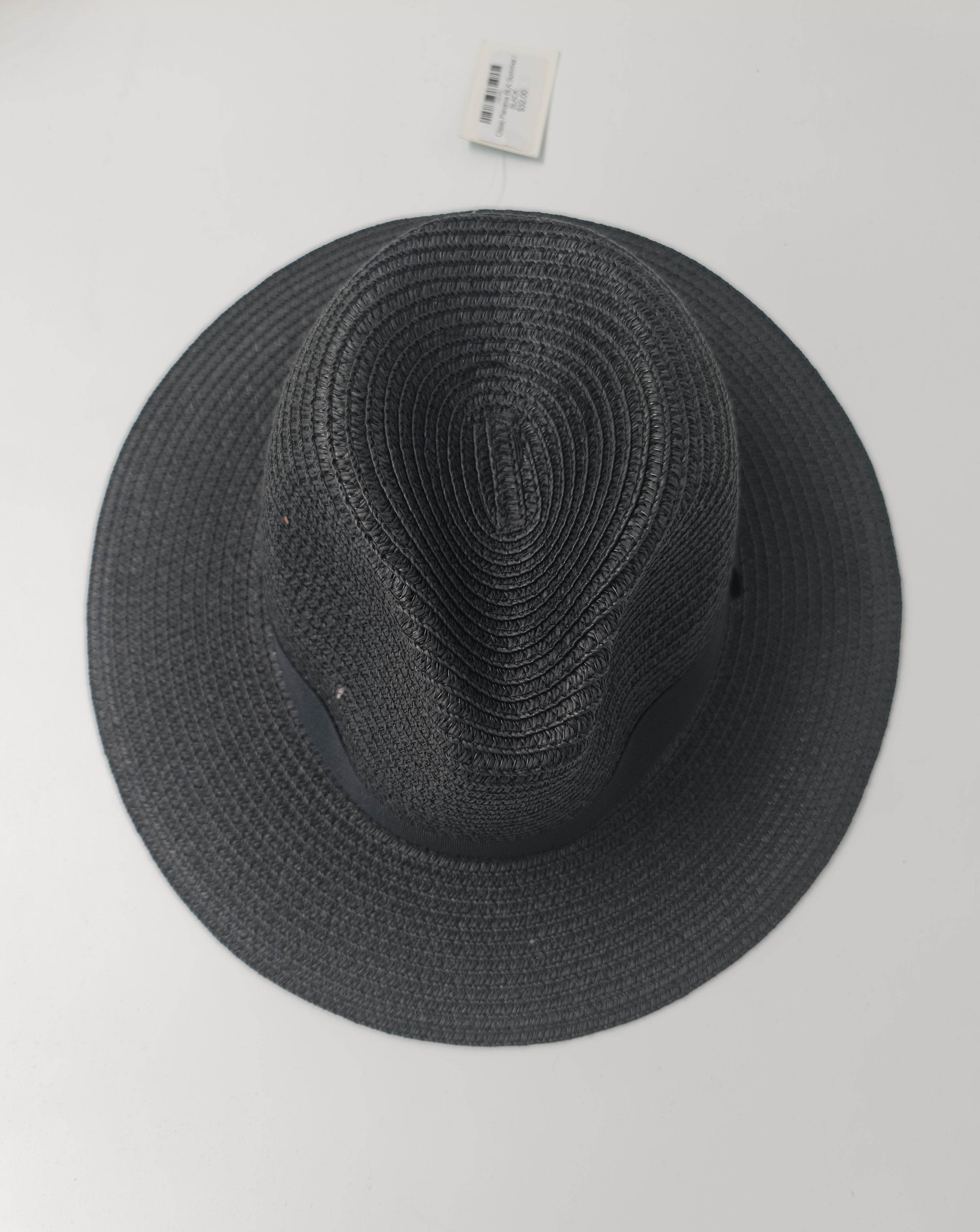Free Spirit Classic Panama Summer Hat-Black 3009