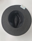 Free Spirit Classic Panama Summer Hat-Black 3009