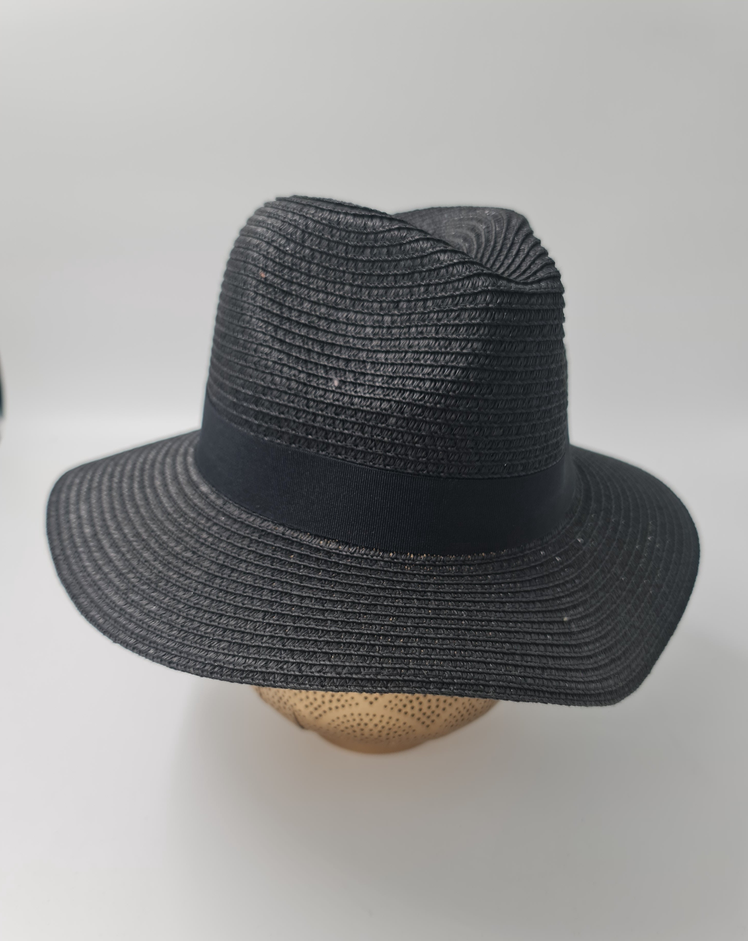 Free Spirit Classic Panama Summer Hat-Black 3009
