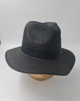 Free Spirit Classic Panama Summer Hat-Black 3009