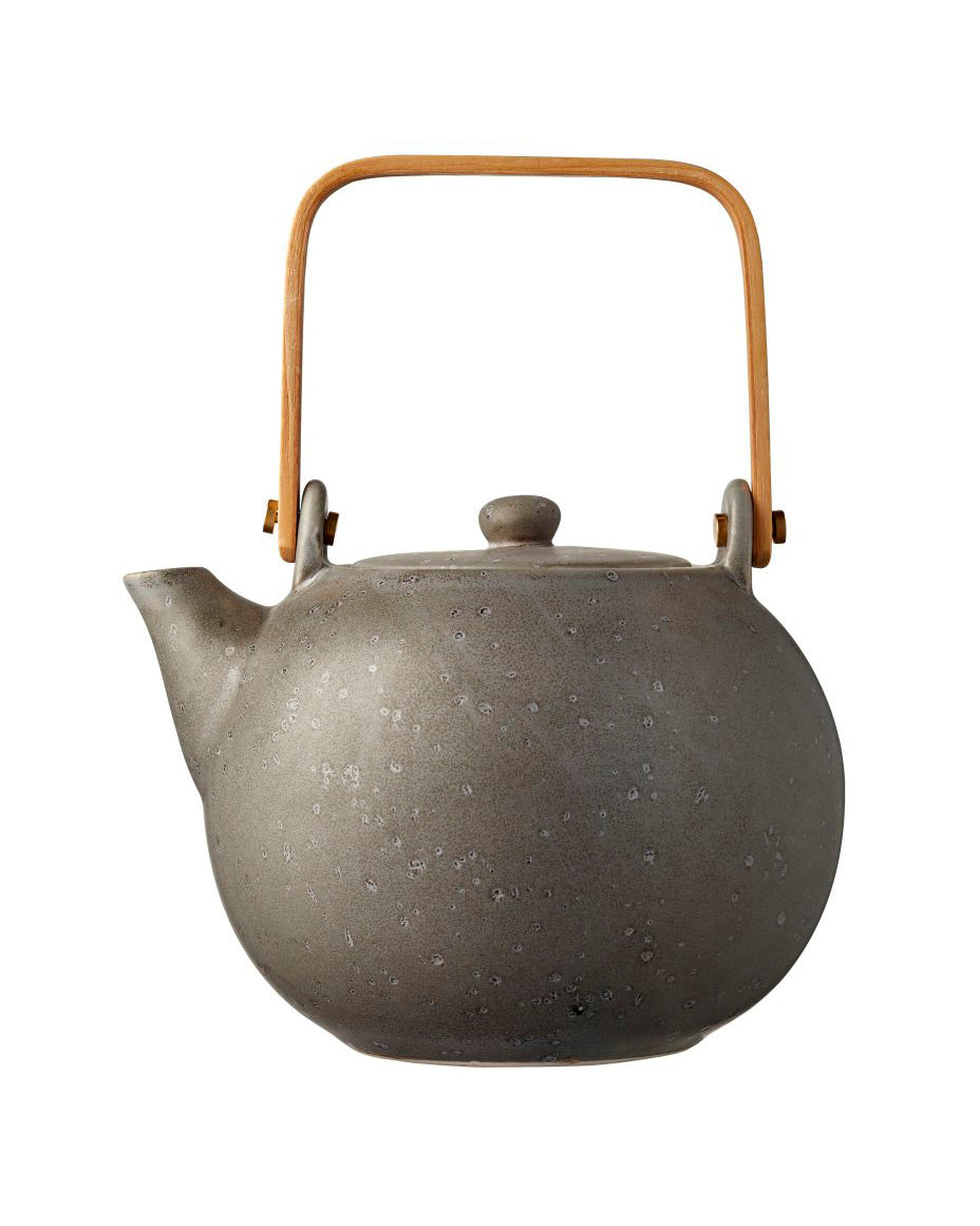 Bitz Teapot 1.2Ltr Grey Earthenware