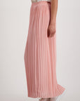 Monari Pleated Maxi Skirt - Blush
