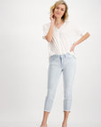 Monari Linen T Shirt - Off White