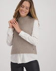 Monari Gillet / Vest - Mocca