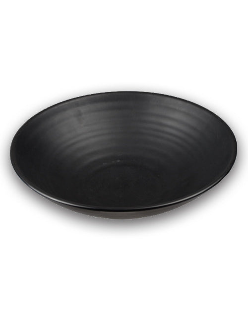 Bella Tavolo Earthenware Fruit Bowl - Black