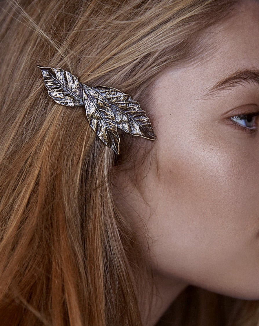 KOROKO Bay Leaf Barrette Hairclip