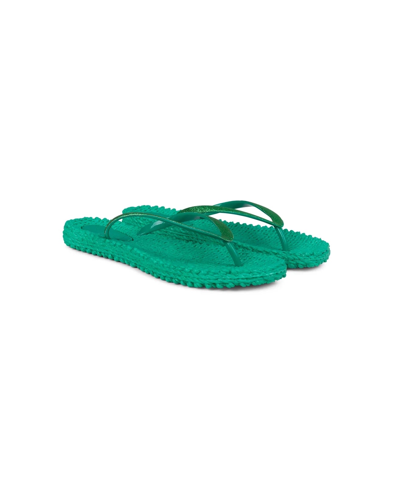 Ilse Jacobsen Cheerful Flip Flop with Glitter - Evergreen